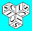 Logo is three stacked blocks with S C I cyclic on faces